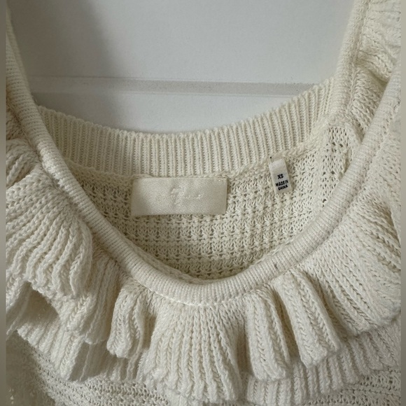 7 for all mankind crochet crop tank - Picture 6 of 6